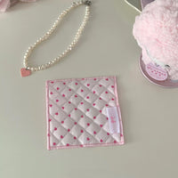 Thumbnail for Sweet Handmade Heart Tulip Square Coaster - ArtGalleryZen