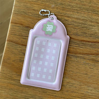 Thumbnail for Sweet Heart Dolphin Bowknot Kpop Keychain Photocard Holder - ArtGalleryZen