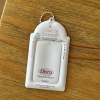 Thumbnail for Sweet Heart Dolphin Bowknot Kpop Keychain Photocard Holder - ArtGalleryZen