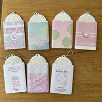 Thumbnail for Sweet Heart Dolphin Bowknot Kpop Keychain Photocard Holder - ArtGalleryZen