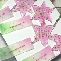 Thumbnail for Sweet Lily Flower Calendar Acrylic Pendant Keychain - ArtGalleryZen