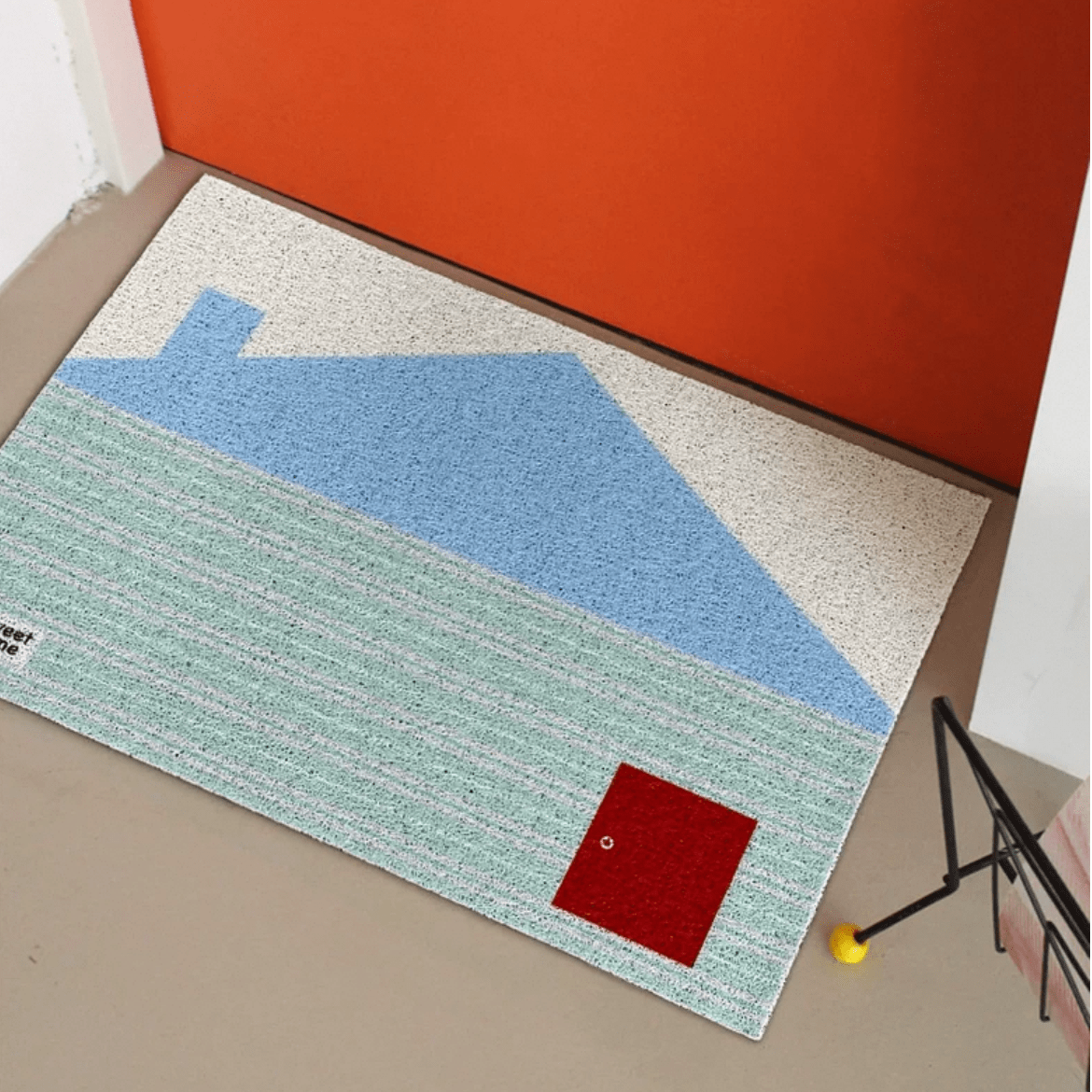 Sweet Little House Doormat - ArtGalleryZen