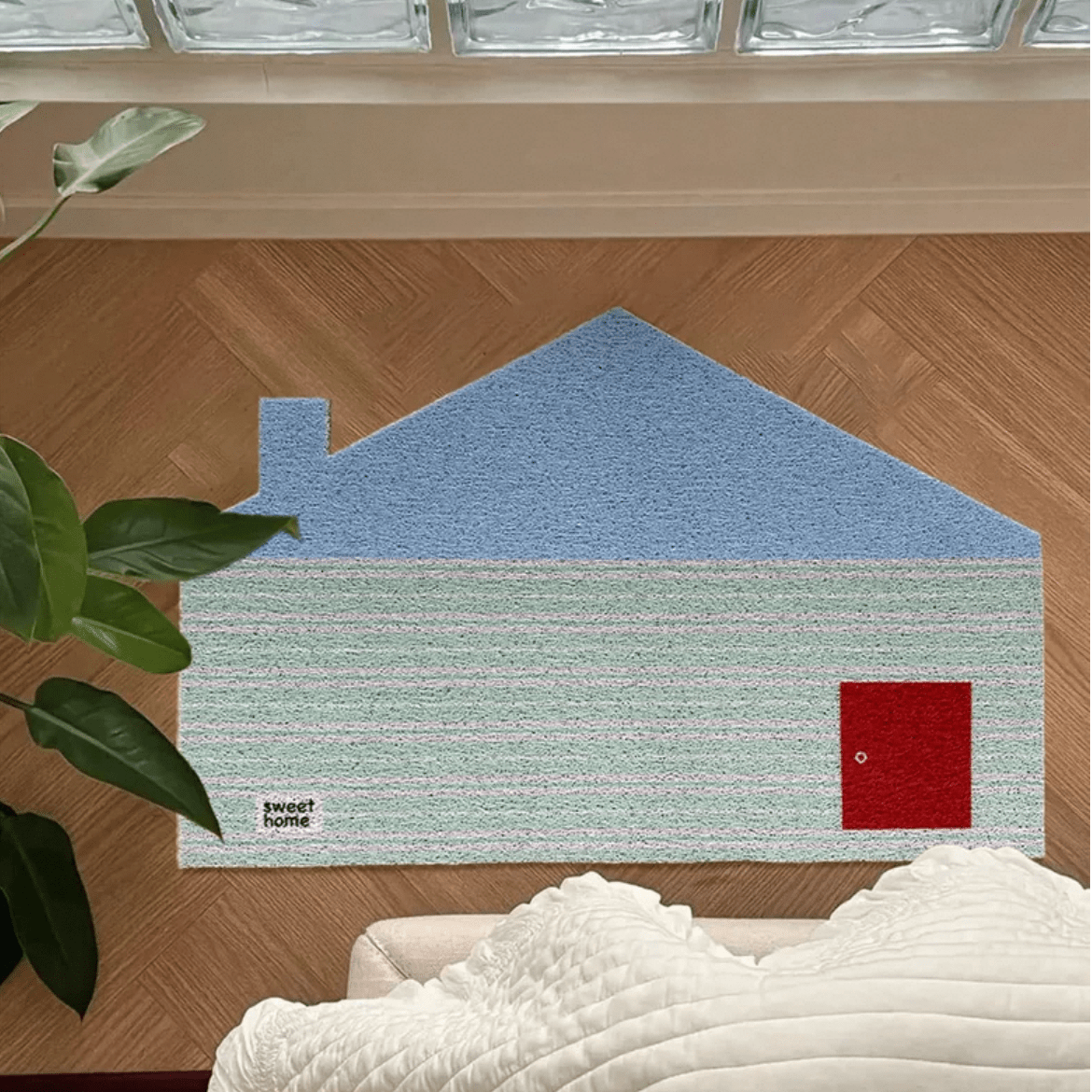 Sweet Little House Doormat - ArtGalleryZen