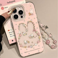 Thumbnail for Sweet Miffy Flower iPhone Case With Lanyard - ArtGalleryZen