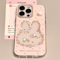 Thumbnail for Sweet Miffy Flower iPhone Case With Lanyard - ArtGalleryZen