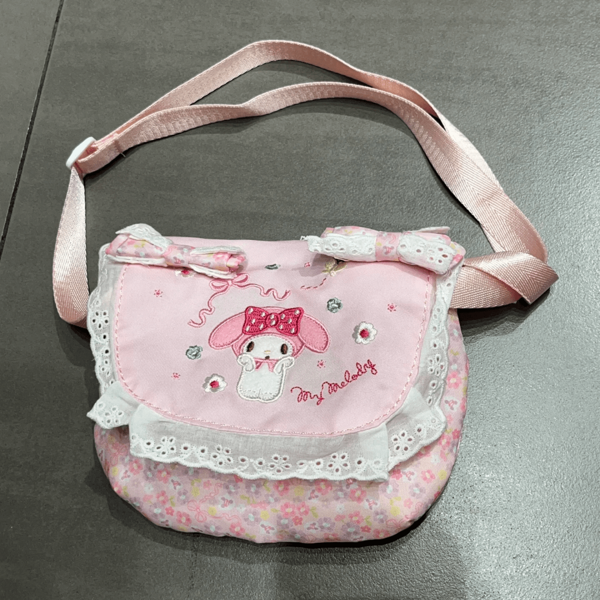 Sweet My Melody Floral Shoulder Crossbody Bag