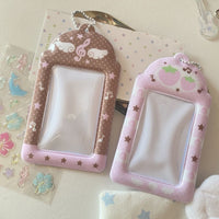 Thumbnail for Sweet Note Angel Wing Strawberry Kpop Keychain Photocard Holder - ArtGalleryZen