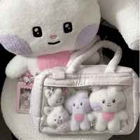 Thumbnail for Sweet Polka Dots Cloud Kpop Fan Display Shoulder Crossbody Bag - ArtGalleryZen