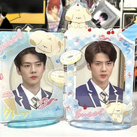 Thumbnail for Sweet Puppy Donut Kpop Acrylic Photocard Holder