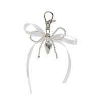 Thumbnail for Sweet Ribbon Bowknot Heart Charm Seed Beaded Keychain Set - ArtGalleryZen