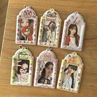 Thumbnail for Sweet Strawberry Cake Pudding Kpop Keychain Photocard Holder - ArtGalleryZen