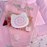 Thumbnail for Sweet Strawberry Clover Cream Narutomaki Crystal 3D DIY Decoration Stickers