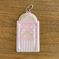 Thumbnail for Sweet Sugarbunnies Strawberry Kpop Keychain Photocard Holder - ArtGalleryZen