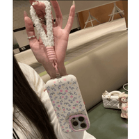 Thumbnail for Sweet Tulip iPhone Case With Plush Lanyard - ArtGalleryZen