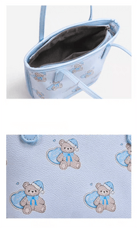 Thumbnail for Teddy Bear PU Leather Bag - ArtGalleryZen