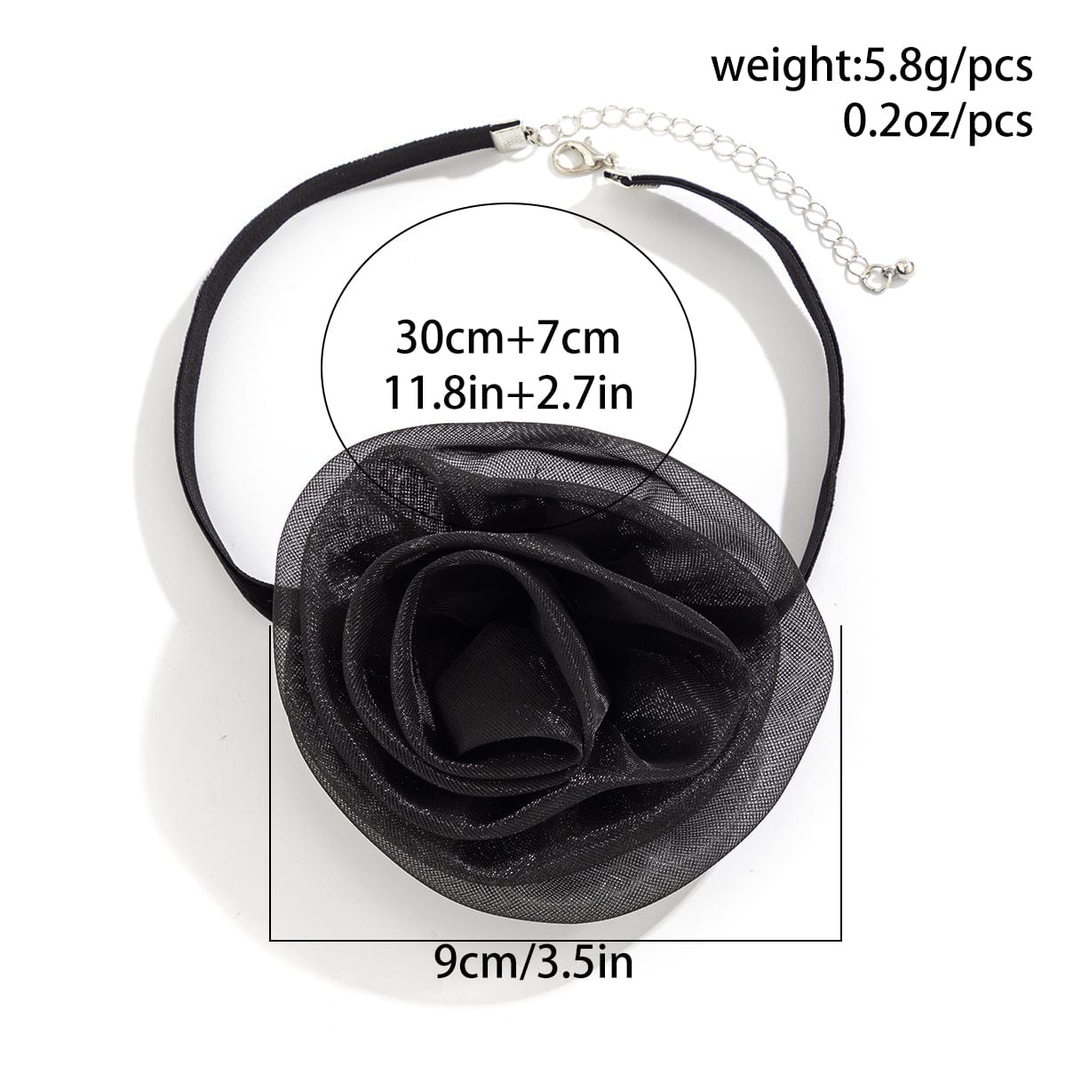 Temperament Velvet Rose Choker Necklace - ArtGalleryZen