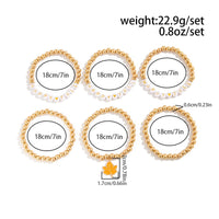 Thumbnail for Thanksgiving Theme Maple Leaf Charm Letter Acrylic Beaded Bracelet Set - ArtGalleryZen