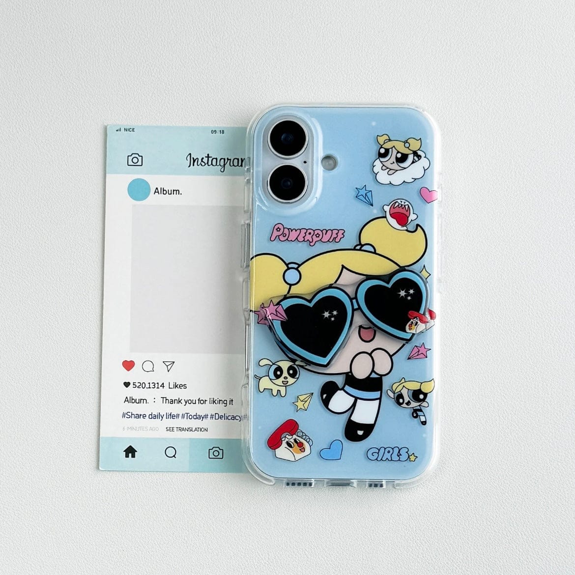 The Powerpuff Girls 3D Sunglasses iPhone Case - ArtGalleryZen
