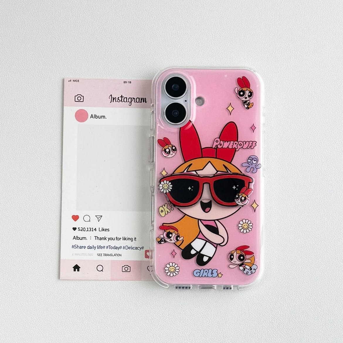 The Powerpuff Girls 3D Sunglasses iPhone Case - ArtGalleryZen