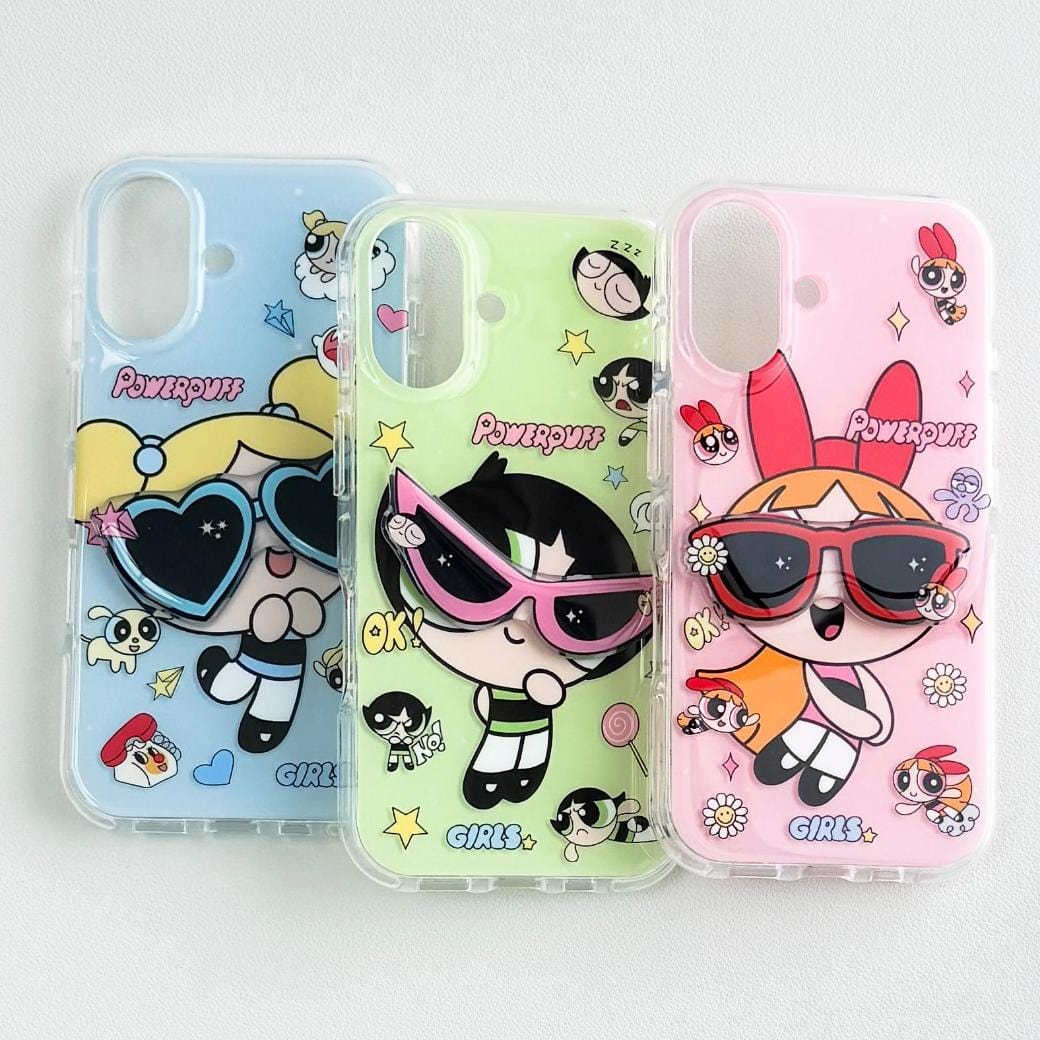 The Powerpuff Girls 3D Sunglasses iPhone Case The Powerpuff Girls 3D Sunglasses iPhone Case