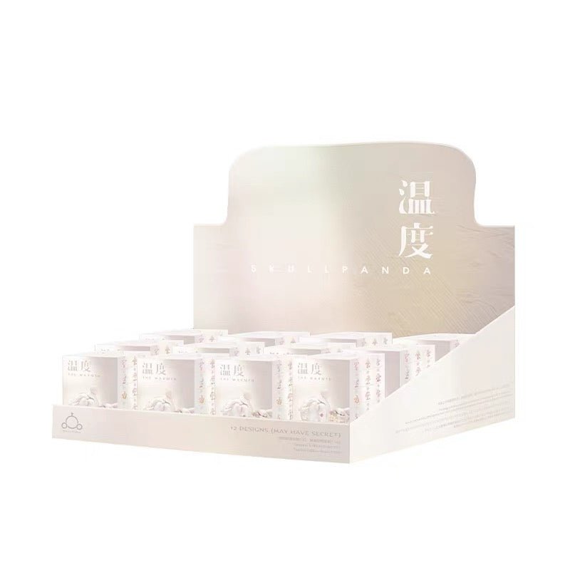 Pop Mart Skullpanda white container with a lid on a white background