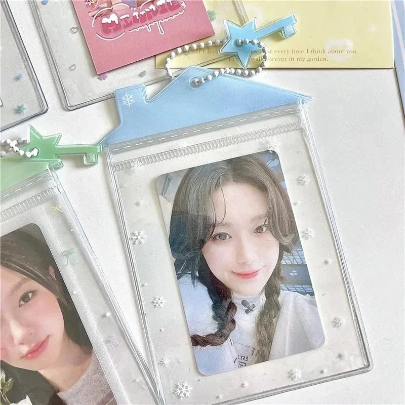Tiny House Candy Bag Kpop Keychain Photocard Holder - ArtGalleryZen