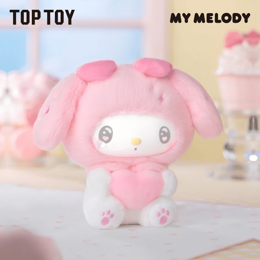 TOPTOY Sanrio My Melody 50th Anniversary Milk Candy Series Plush Keychain Blind Box - ArtGalleryZen