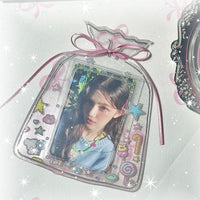 Thumbnail for Transparent Goldfish Bowl Candy Bag Kpop Keychain Photocard Holder - ArtGalleryZen