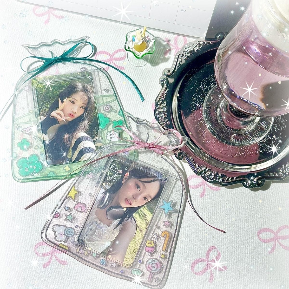 Transparent Goldfish Bowl Candy Bag Kpop Keychain Photocard Holder - ArtGalleryZen