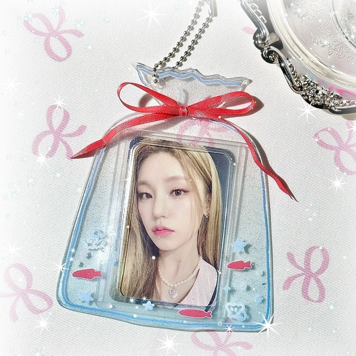Transparent Goldfish Bowl Candy Bag Kpop Keychain Photocard Holder - ArtGalleryZen