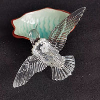 Thumbnail for Transparent Lovebird Magpie Pearl Long Chain Tassel Hair Fork Hair Clip Set - ArtGalleryZen