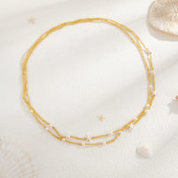 Thumbnail for Trendy 2pcs Pearl Starfish Seed Beaded Waist Chain Set - ArtGalleryZen