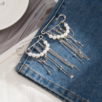 Thumbnail for Trendy 2pcs Pearl Tassel Trouser Pin Set - ArtGalleryZen