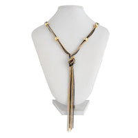 Thumbnail for Trendy Ball Charm Long Tassel Chain Y Necklace