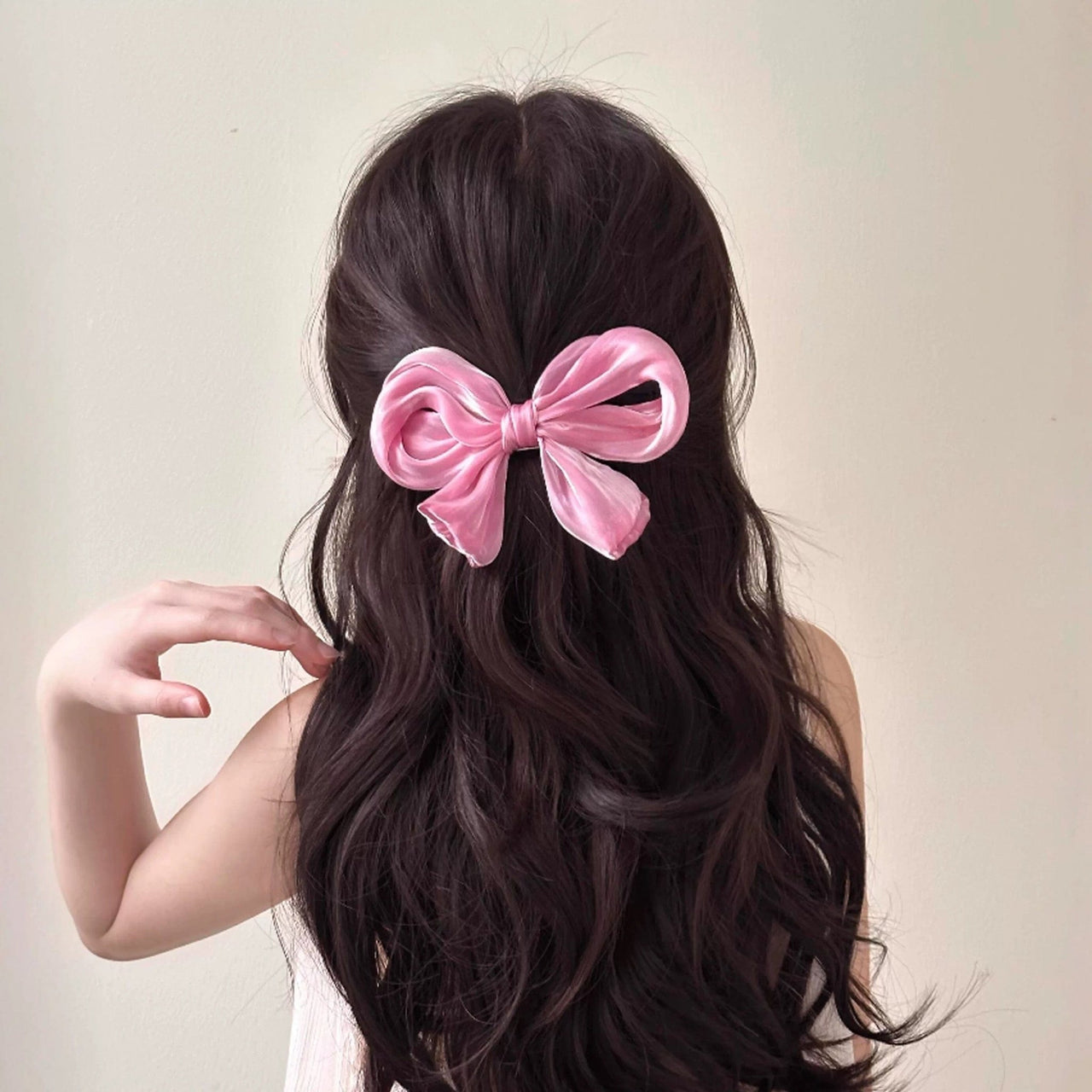Trendy Chiffon Bowknot Hair Clip - ArtGalleryZen