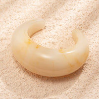 Thumbnail for Trendy Chunky Resin Open Wide Cuff Bangle Bracelet - ArtGalleryZen