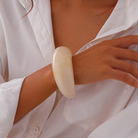 Thumbnail for Trendy Chunky Resin Open Wide Cuff Bangle Bracelet - ArtGalleryZen