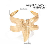 Thumbnail for Trendy Chunky Starfish Bangle Bracelet - ArtGalleryZen