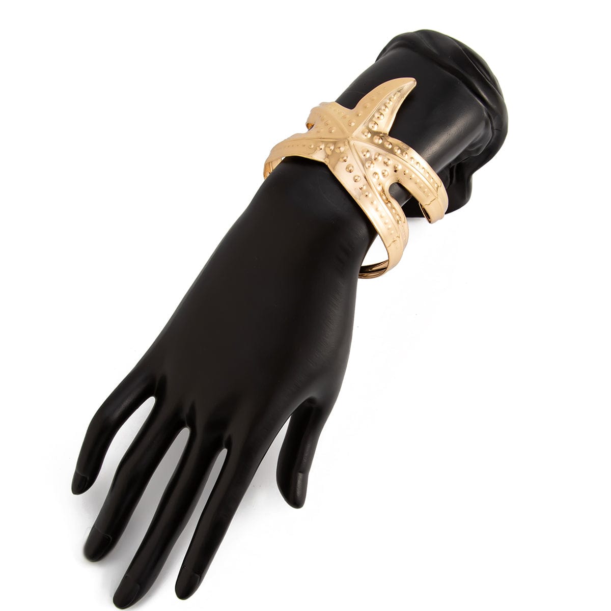Trendy Chunky Starfish Bangle Bracelet - ArtGalleryZen