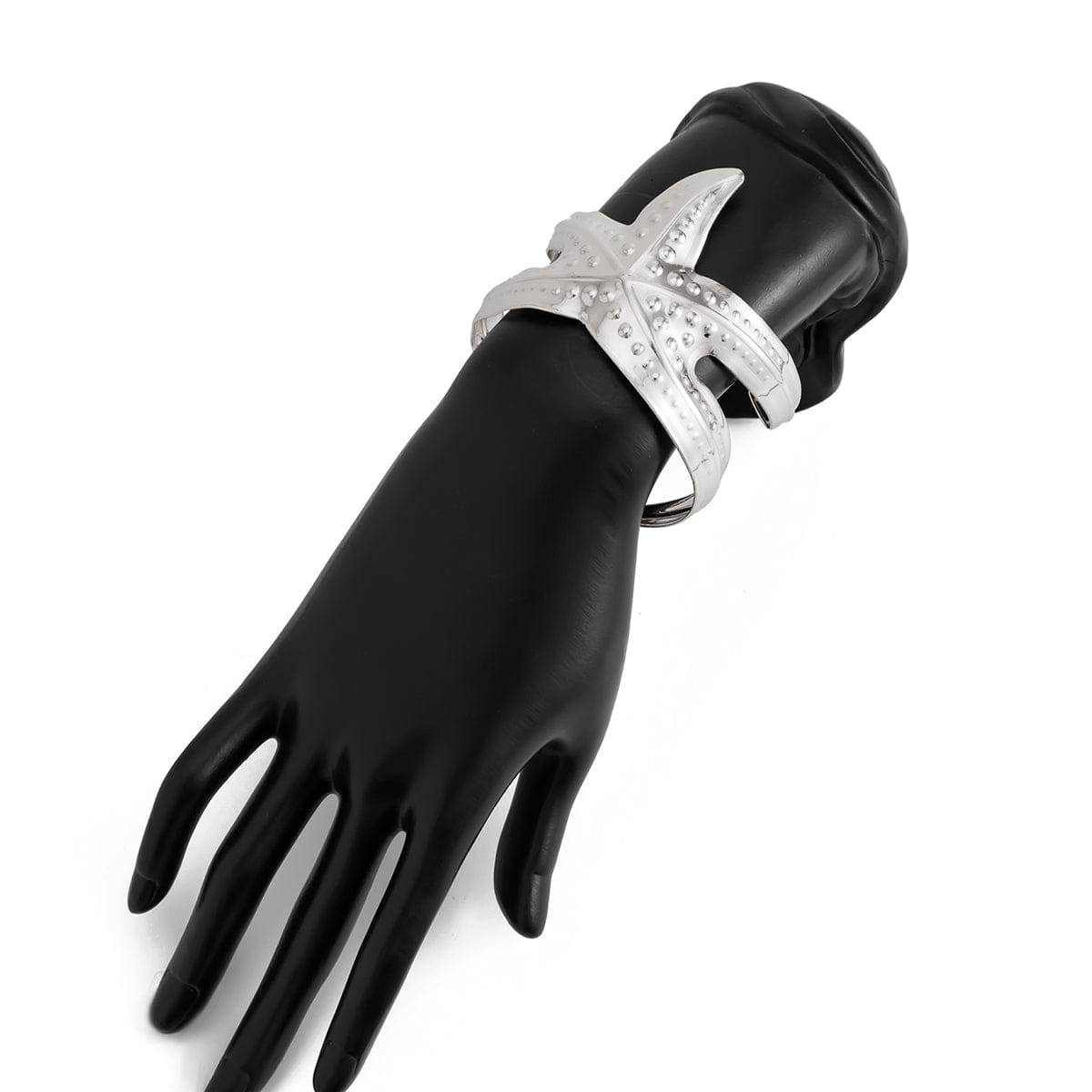 Trendy Chunky Starfish Bangle Bracelet - ArtGalleryZen