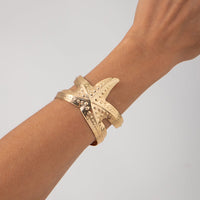 Thumbnail for Trendy Chunky Starfish Bangle Bracelet - ArtGalleryZen