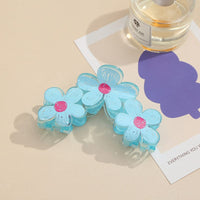 Thumbnail for Trendy Colorful Hand-drawn Painting Flower Hair Clip - ArtGalleryZen