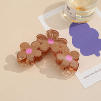 Thumbnail for Trendy Colorful Hand-drawn Painting Flower Hair Clip - ArtGalleryZen