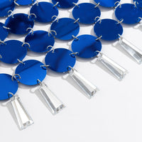 Thumbnail for Trendy Colorful Lingerie Halter Top Backless Glitter Tassel Sequins Bra - ArtGalleryZen