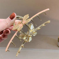 Thumbnail for Trendy Enamel Colorful Butterfly Claw Clip Hair Clip - ArtGalleryZen