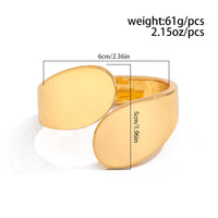 Thumbnail for Trendy Geometric Glossy Open Bangle Bracelet - ArtGalleryZen