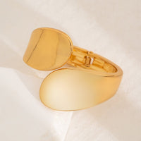 Thumbnail for Trendy Geometric Glossy Open Bangle Bracelet