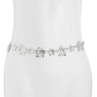 Thumbnail for Trendy Gold Silver Plated Flower Waist Chain