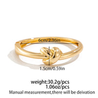 Thumbnail for Trendy Gold Silver Tone Water Ripple Bangle Bracelet Set - ArtGalleryZen