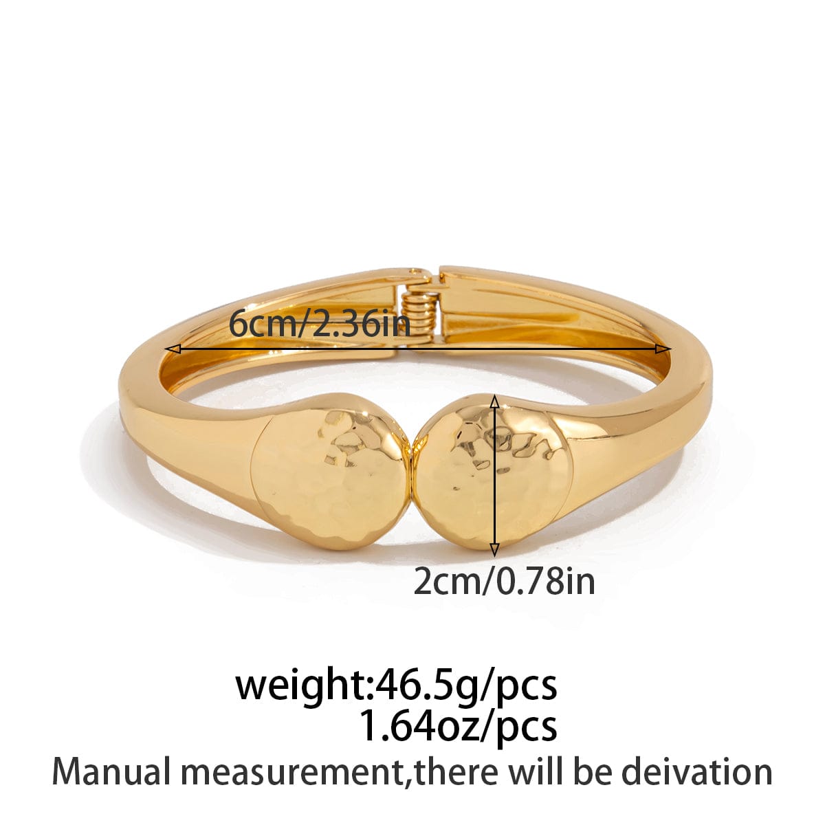 Trendy Gold Silver Tone Water Ripple Bangle Bracelet Set - ArtGalleryZen